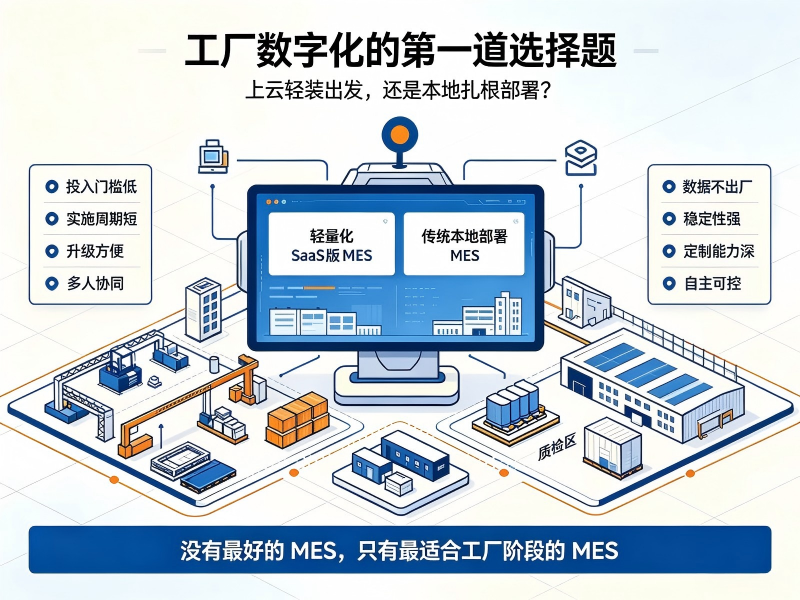 中小工厂数字化，选轻量化 SaaS 还是本地部署 MES？盈致科技