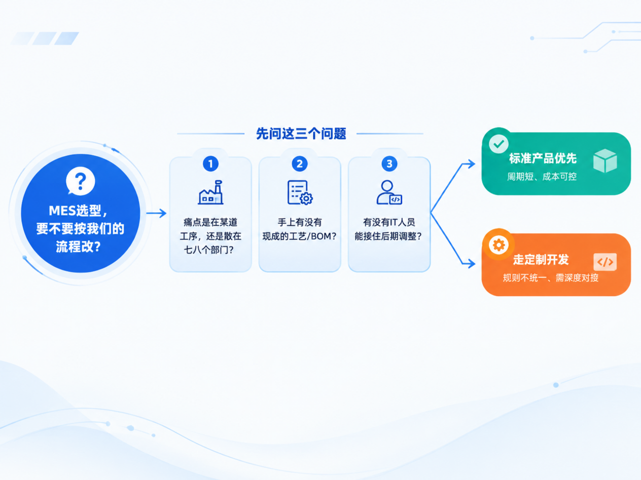 离散制造MES系统选标准产...