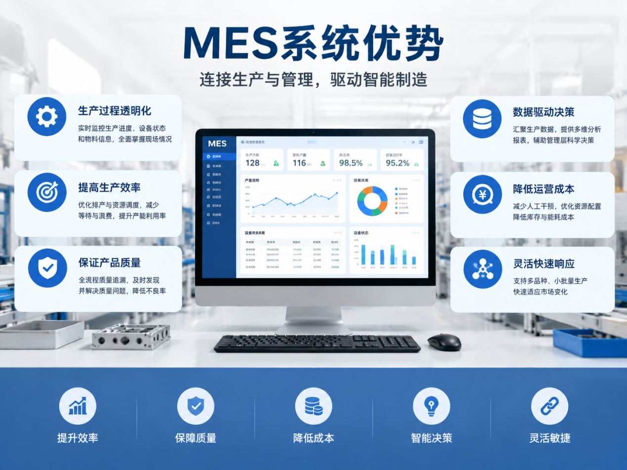 MES系统优势-生产透明化与数据驱动决策-盈致科技SiMDA-MES