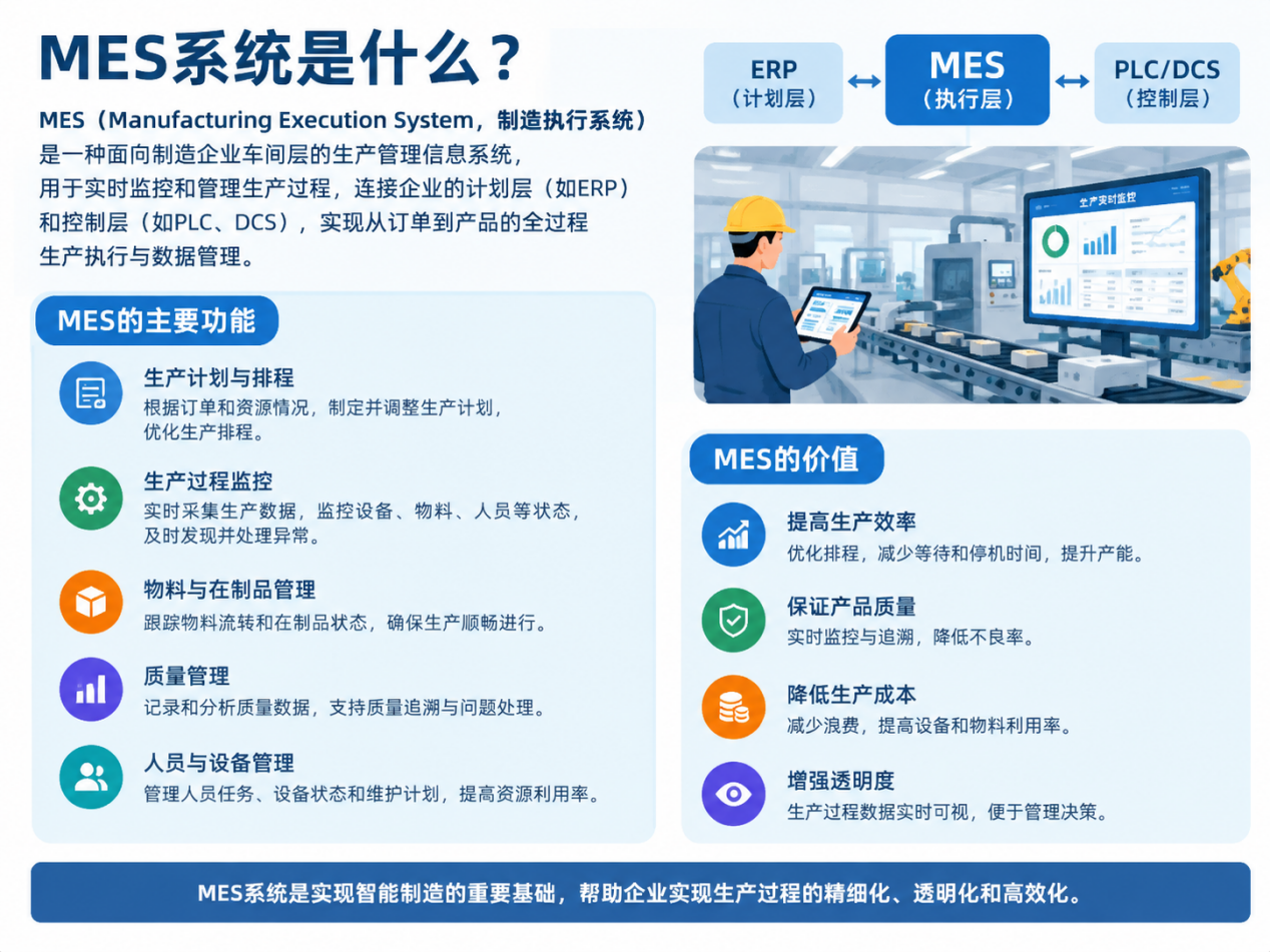 MES系统是什么-MES制造执行系统功能与价值解析-盈致科技SiMDA-MES