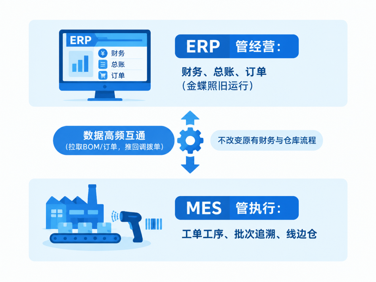 上了金蝶还要不要上 MES...